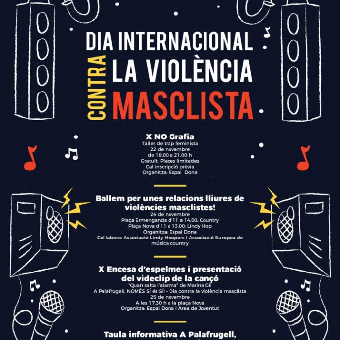 actes a Palafrugell contra la violència masclista