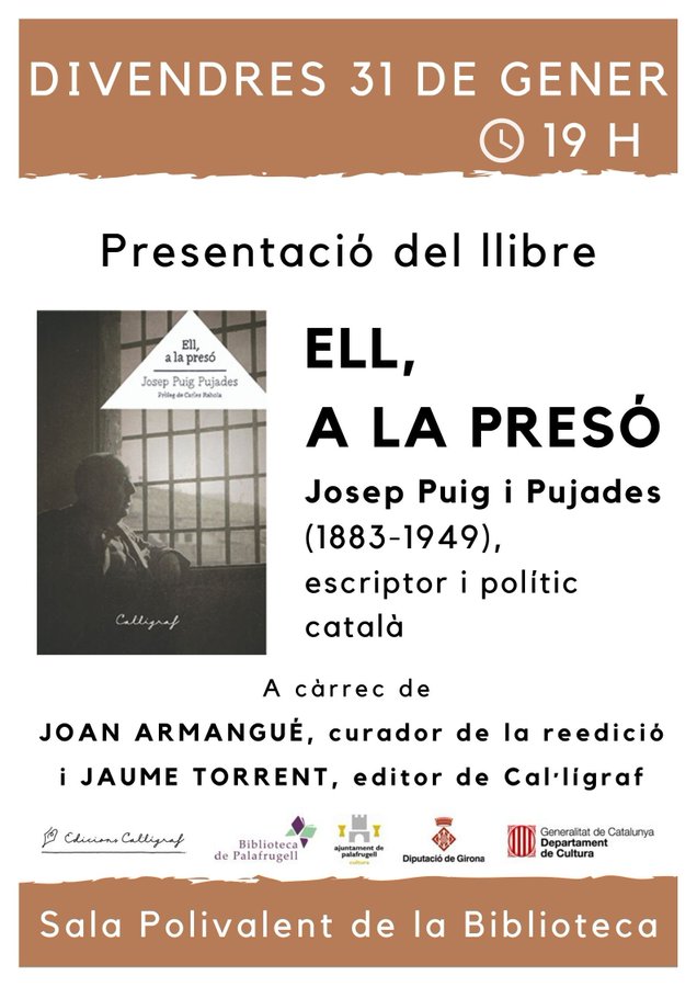 Reedició de Ell, a la presó de Josep Puig Pujades