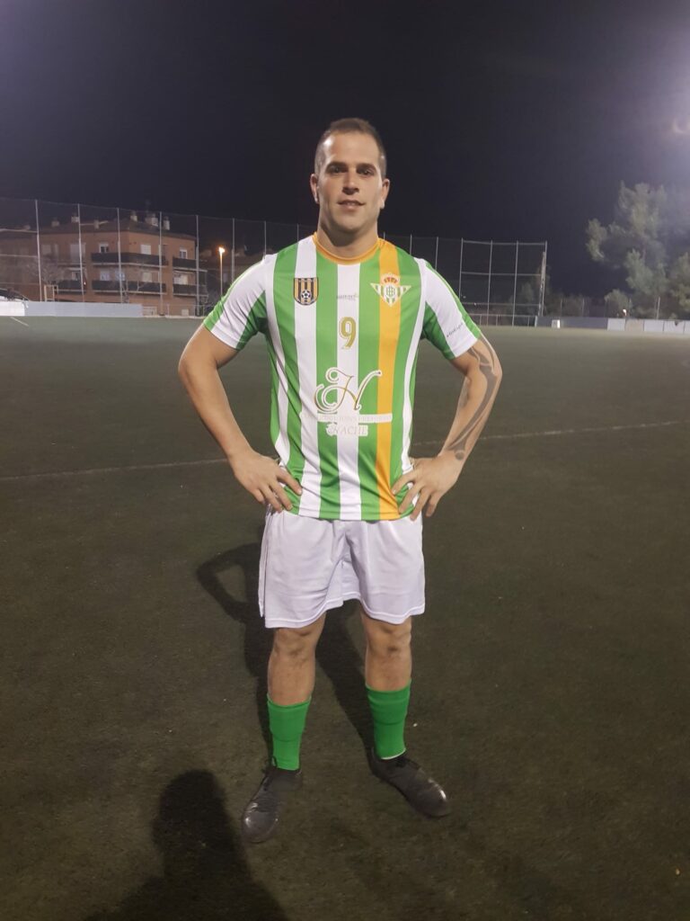 Xavi Mora, jugador de l'AD Sauleda
