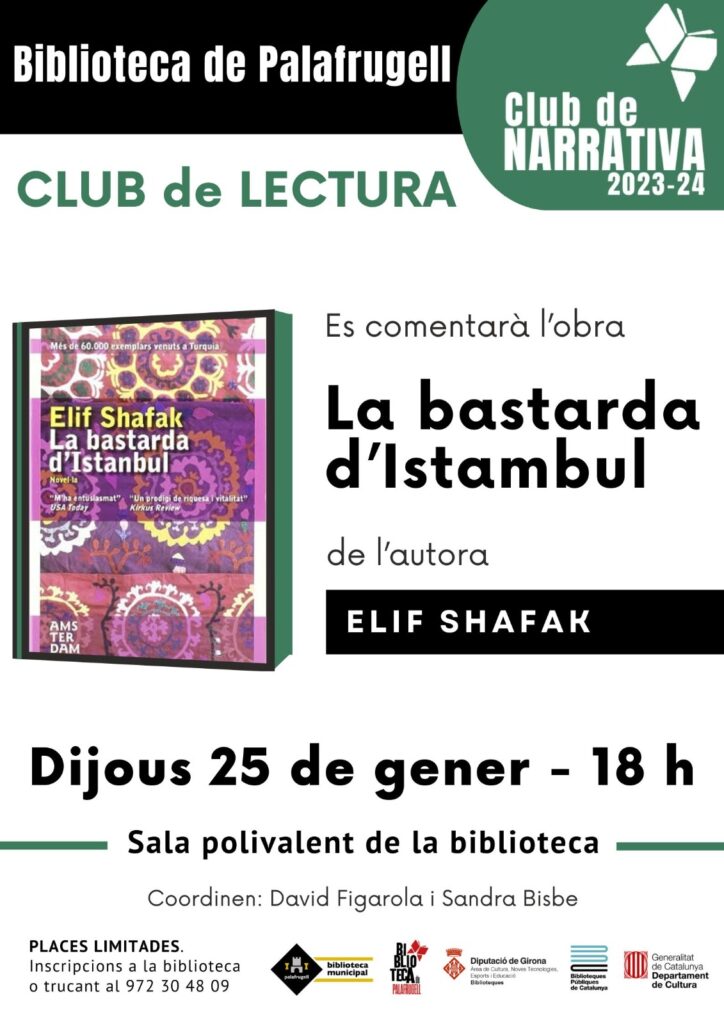 Club de lectura dedicat a Elif Shafak