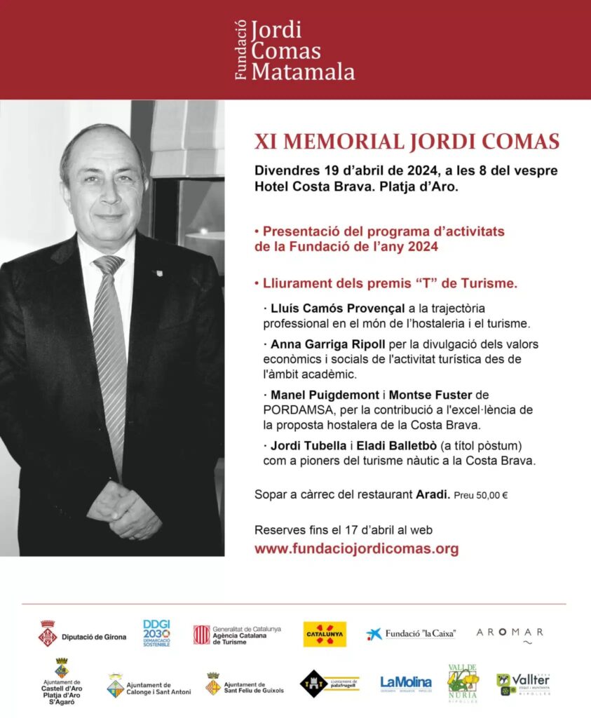 Premis XI Memorial Jordi Comas