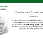 Premis Josep Pallach 2024