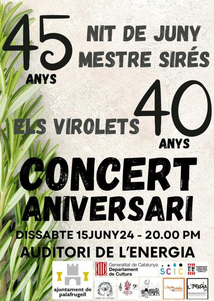 Concert d'aniversari de Mestre Sirés, Nit de Juny i els Virolets