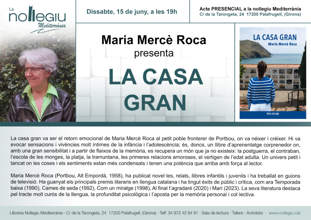 Presentació de "La casa gran" de Maria Mercè Roca