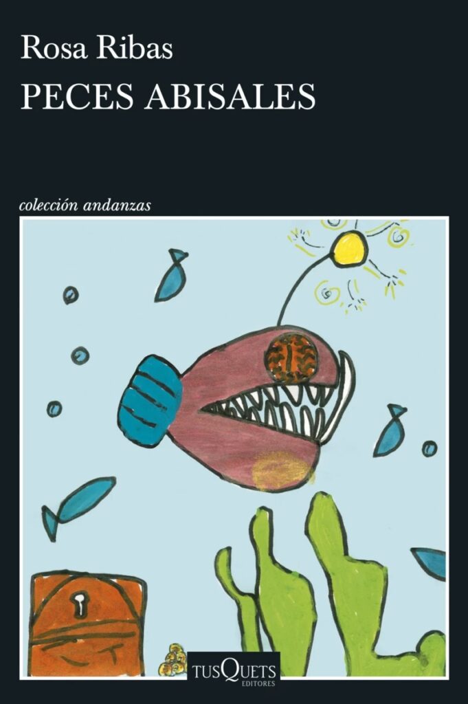 Portada del llibre "Peces abisales" de Rosa Ribas