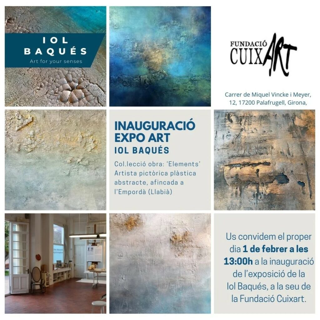 Exposició "Iol Baqués dialoga amb Modest Cuixart"