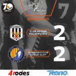 Resultat del partit CH Palafrugell - Olot