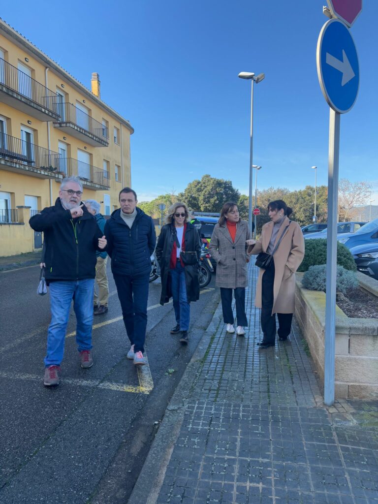 La consellera Sílvia Paneque a la visita