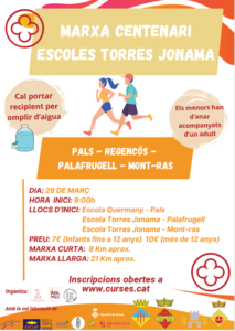 Marxa centenària de l'Escola Torres i Jonama de Palafrugell