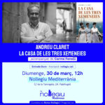 Andreu Claret presenta "La casa de les tres xemeneies"