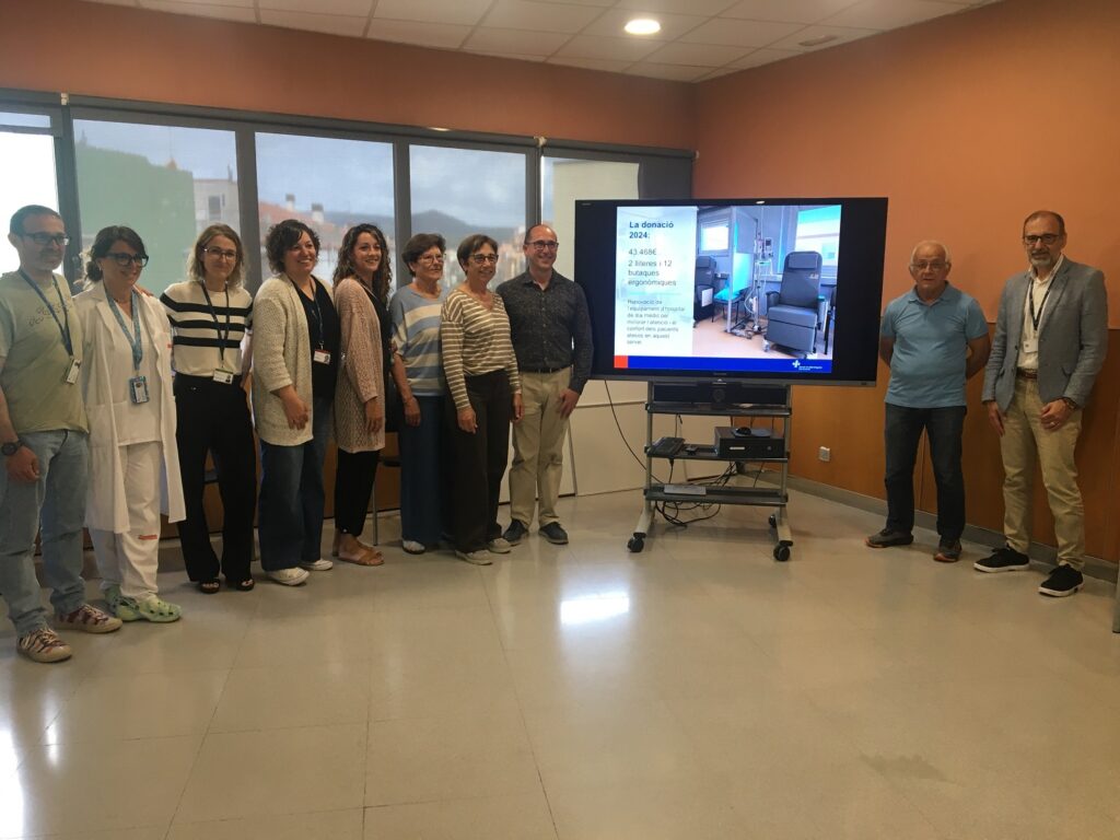 Donació de l'Oncotrail a l'Hospital de Palamós