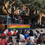 Lectura del manifest LGTBI-fòbia