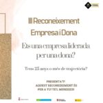 Tercer Reconeixement Empresa i Dona