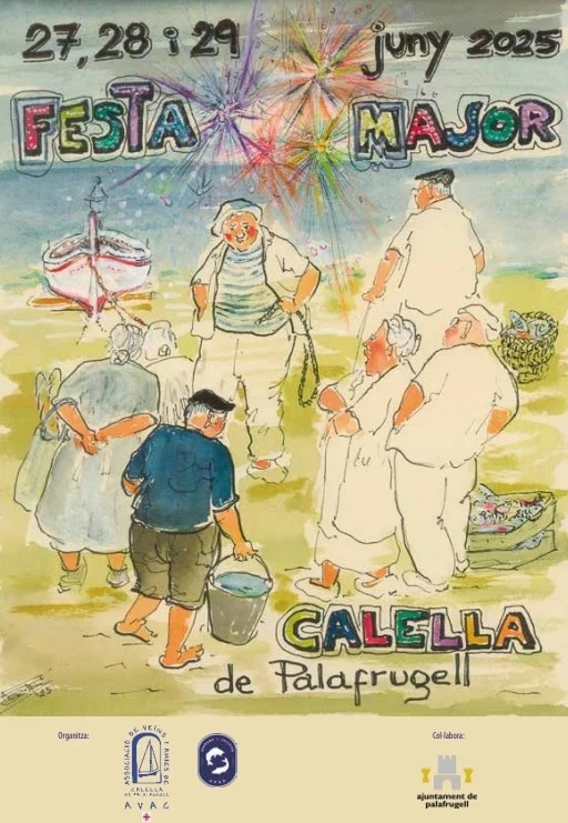 Cartell de la Festa Major de Calella 2025