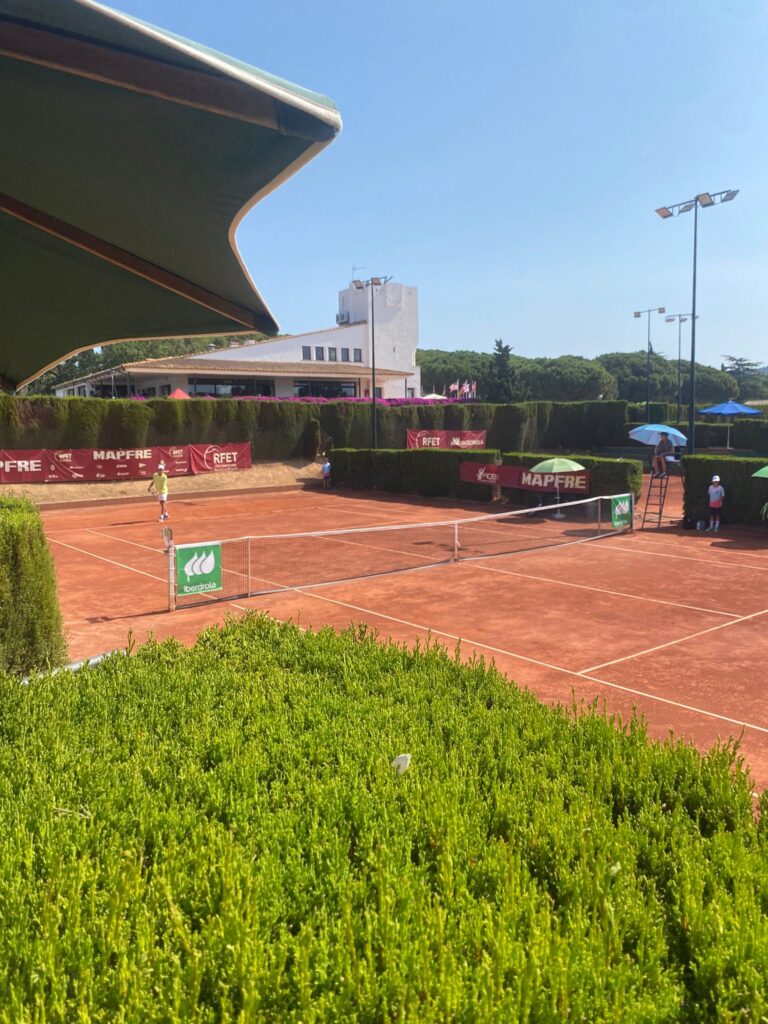 Celebració del Campionat d'Espanya de tennis