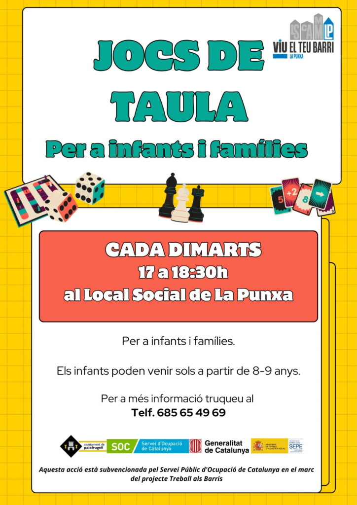 Jocs de taula als barris