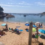 Abocament a la platja de Tamariu