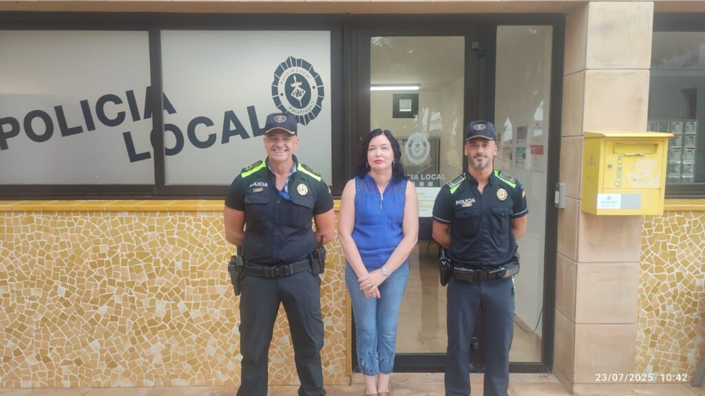 Roda de premsa de presentació de l'Oficina de Policia de Calella