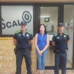 Roda de premsa de presentació de l'Oficina de Policia de Calella