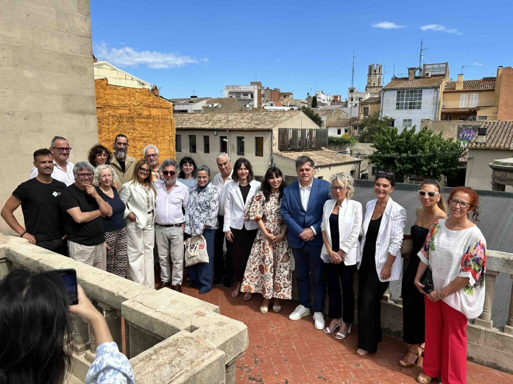 Signatura de l'acord amb Pietrasanta