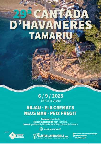 Cartell de la Cantada d'havaneres de Tamariu