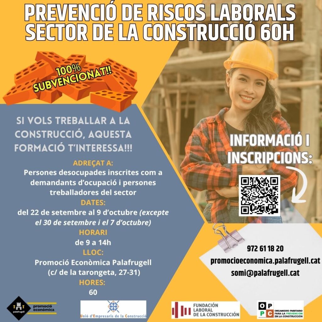 Curs de riscos laborals en la construcció