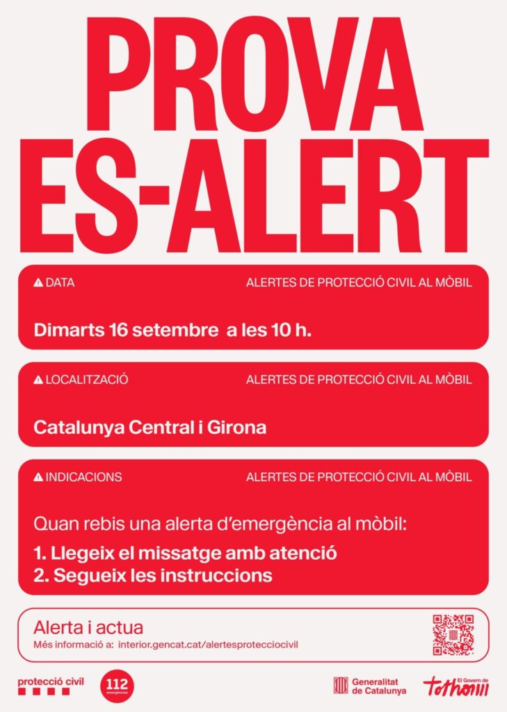 Prova alertes al mòbil de dimarts