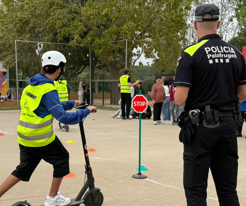 campanya de patinets elèctrics a Palafrugell