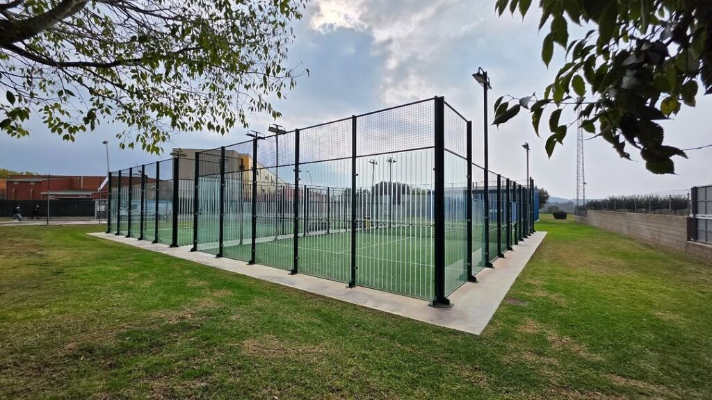 Pistes de pàdel amb el vinil