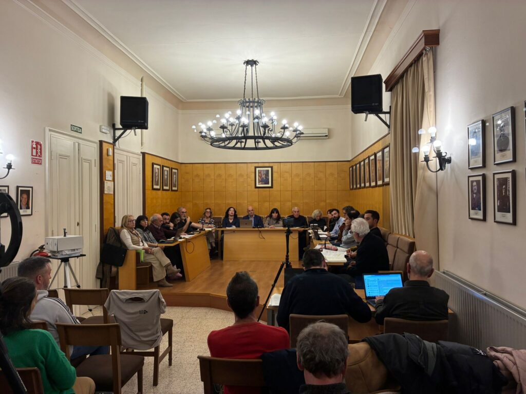 Ple municipal ordinari del mes de novembre 2025
