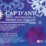 Cartell del Cap d'Any a Palafrugell 2025
