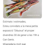 Invitació de l'exposició de Viki Mulà