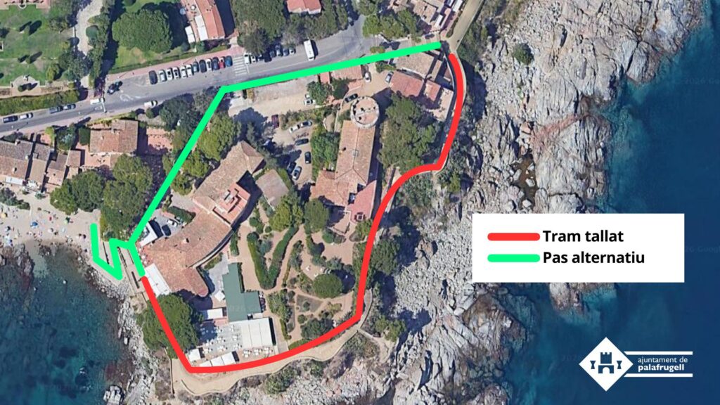 Plànol de les afectacions del camí de ronda