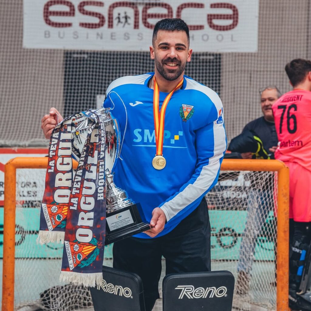 Xevi Arcas jugant al Vendrell