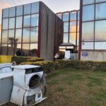 Depuradora de Palamós afectada pel temporal