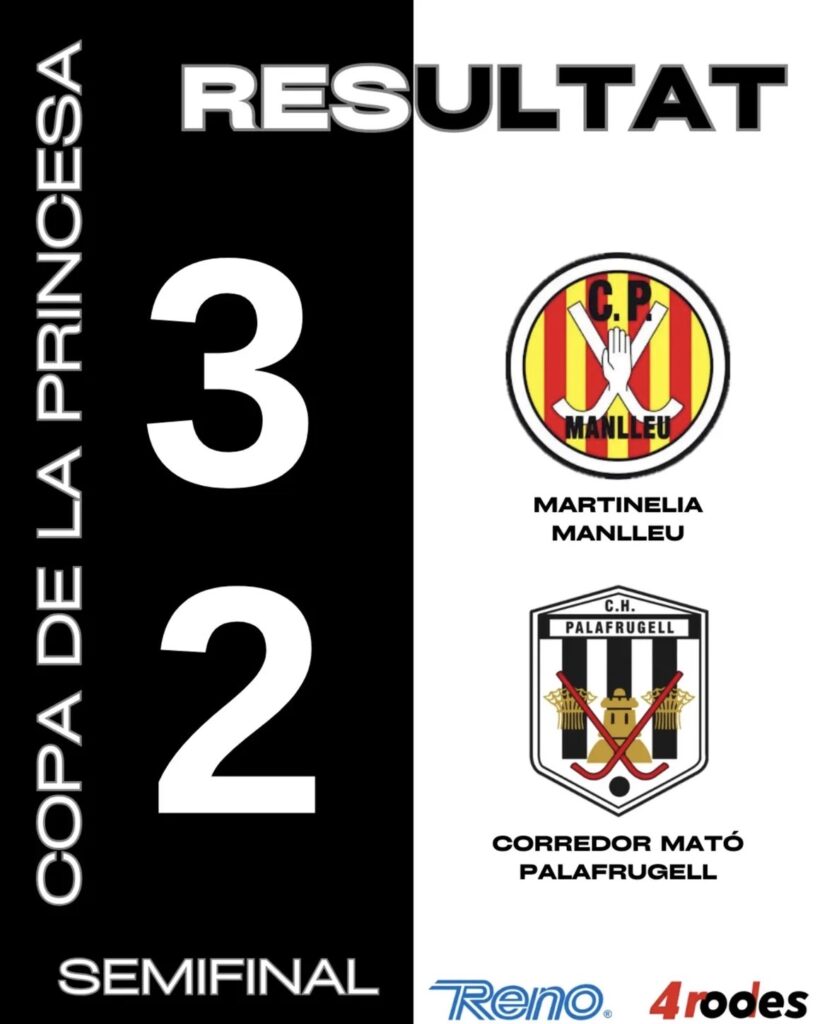 Derrota del CH Palafrugell a la Copa de la Princesa