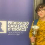 Rayan Presas al campionat d'escacs
