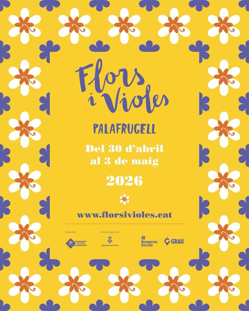 Cartell del Flors i Violes 2026, de Maria Plaja