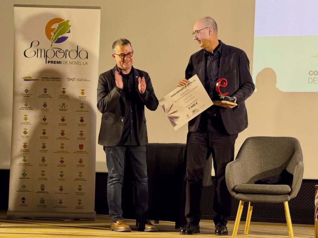 Jaume Benavente, guanyador del Premi Empordà de Novel·la