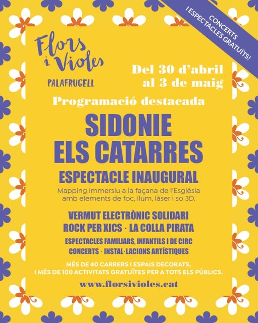 Caps de cartell del Flors i Violes 2026