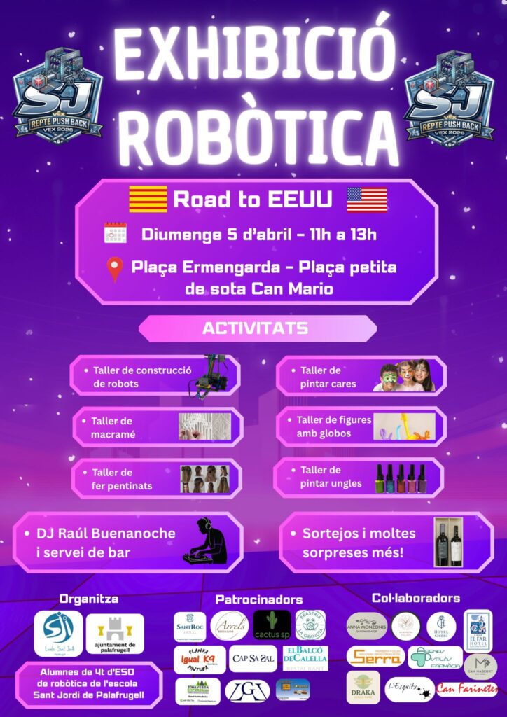 Cartell de l'exhibició de robòtica