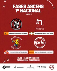 Rivals del Club Handbol Garbí a la fase d'ascens