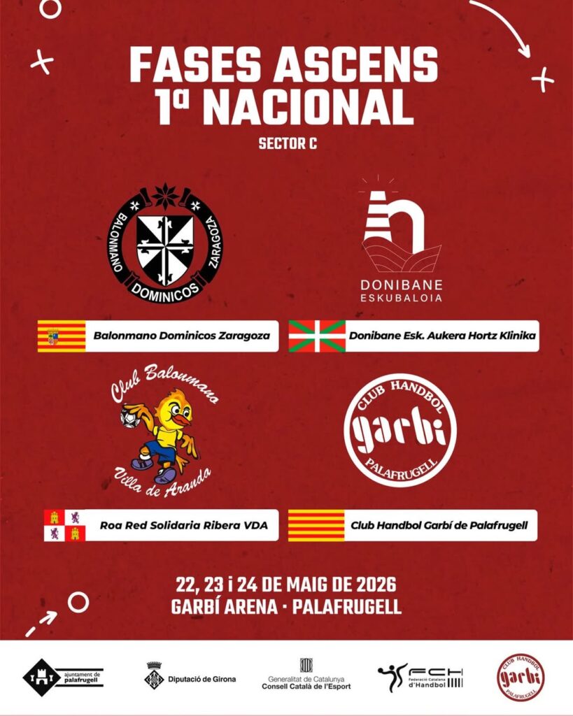 Rivals del Club Handbol Garbí a la fase d'ascens