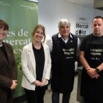 Acció amb productes de reaprofitament del Mercat d’Olot en el