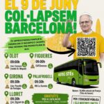 Autocars per a la manifestació de Barcelona