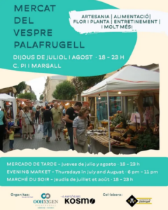 Cartell del Mercat del vespre de Palafrugell