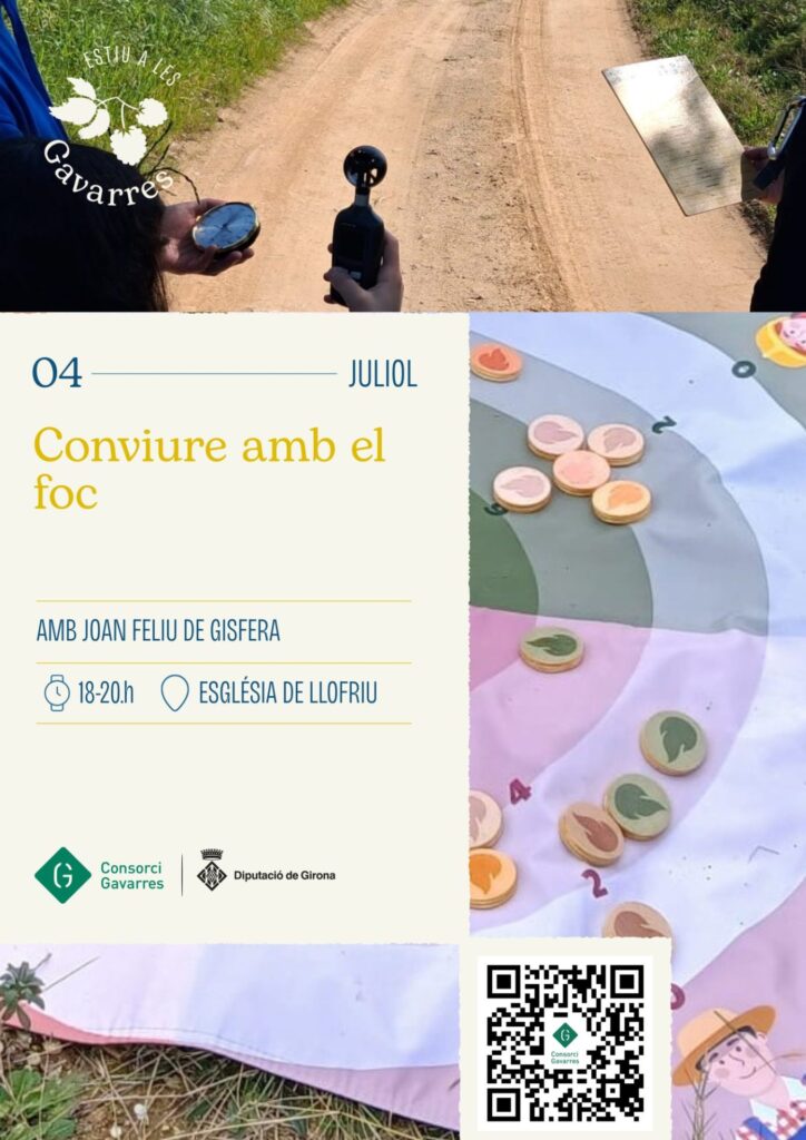 Cartell de l'activitat "Conviure amb el foc a Palafrugell"
