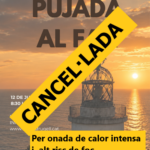 Cancel·lació de la pujada al far de Sant Sebastià