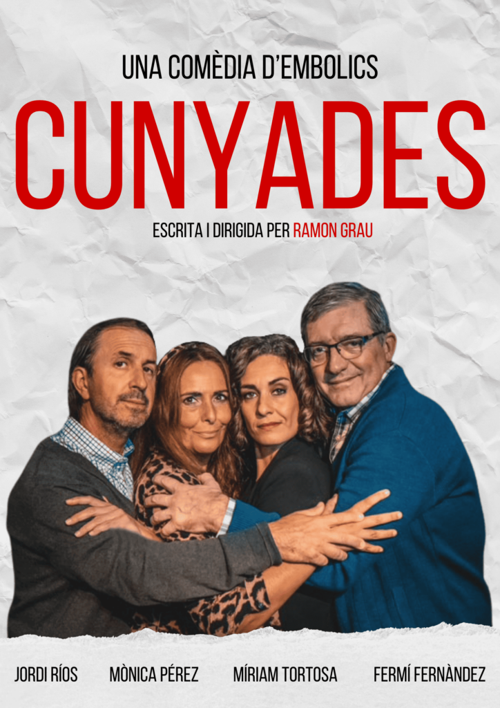 Cartell de l'obra de teatre Les cunyades