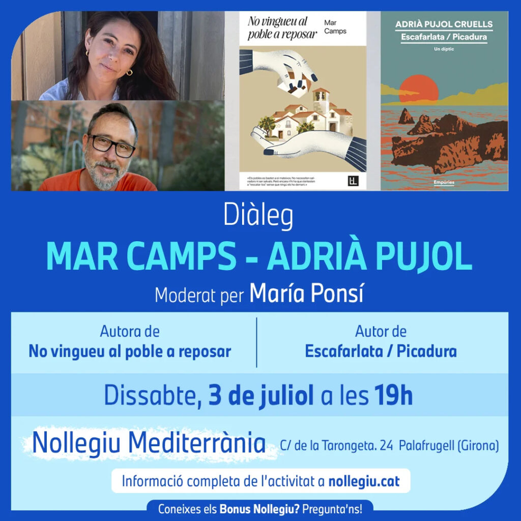 Diàleg de Mar Camps i Adrià Pujol amb Maria Ponsí